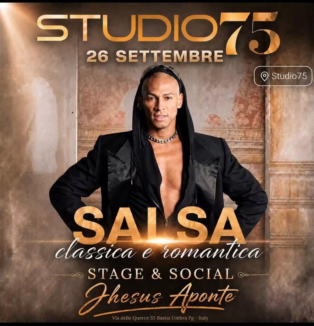 Locandina: JHESUS APONTE Stage e Social