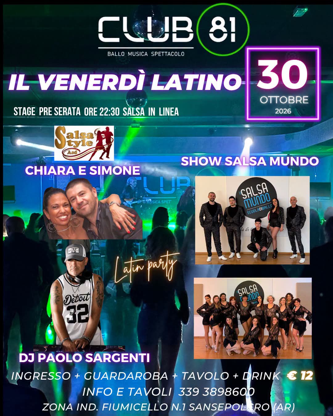 Locandina: Il Venerdì Latino