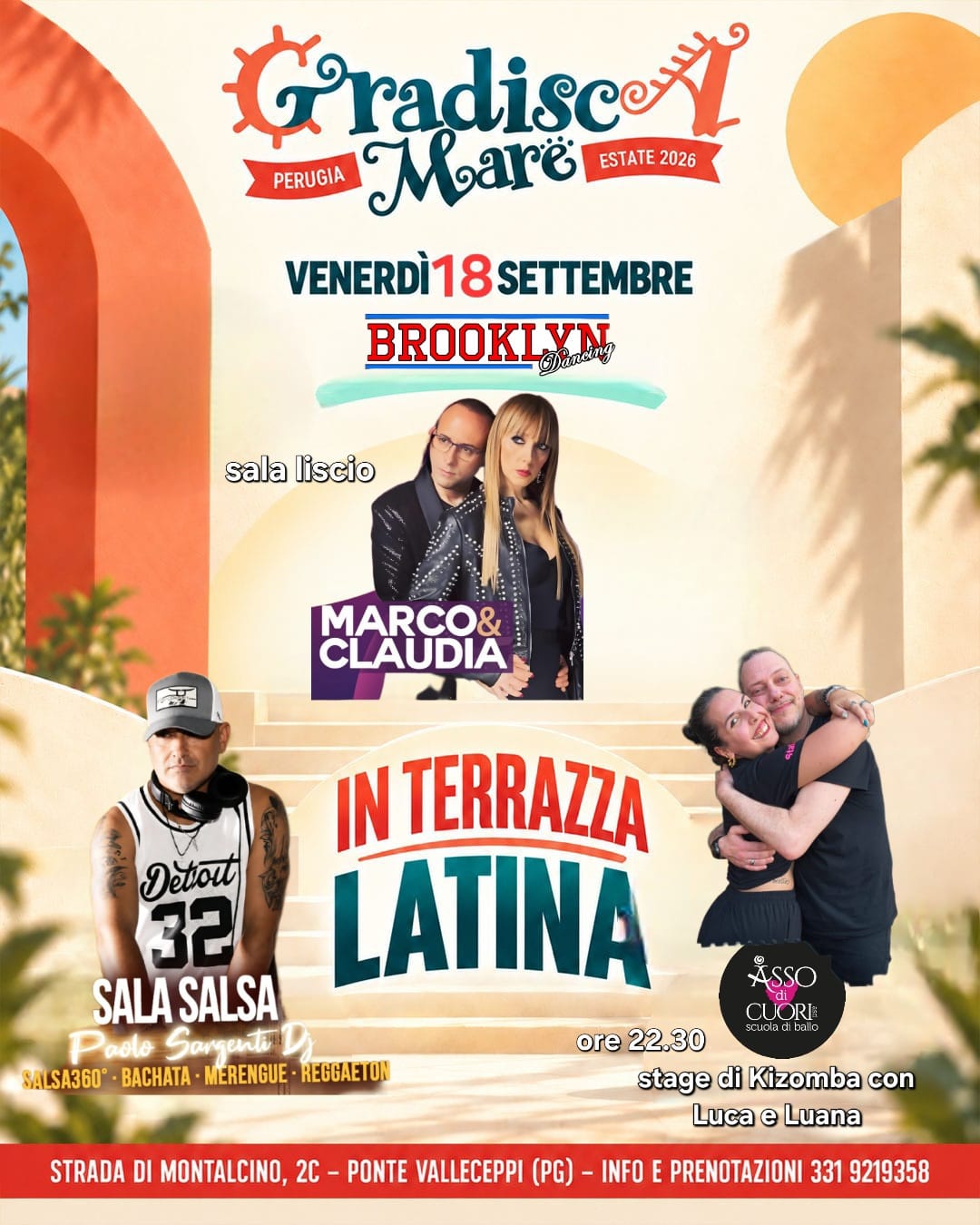 Locandina: Stage Kizomba pre-serata luca e luana